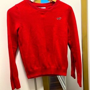 Red sweatshirt, small. Used